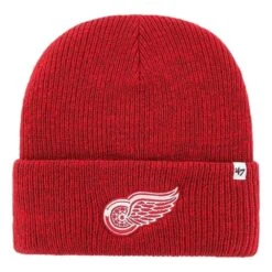 47 47 NHL Detroit Red Wings Brain Freeze Cuff Knit Beanie