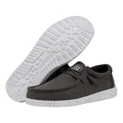 Dude Shoes Hey Dude Wally Slub Shoes -Santa Crux Shop dude shoes hey dude wally slub shoes p11374 85898 image