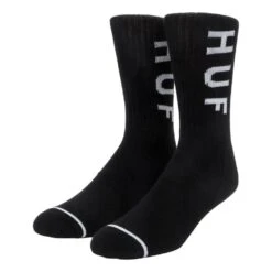 HUF Huf Essentials OG Logo Crew Socks