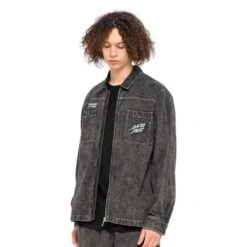 Santa Cruz Santa Cruz Oval Dot Mono Crime Long Sleeve Shirt