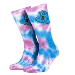 Santa Cruz Santa Cruz Screaming Hand Tie Dye Socks