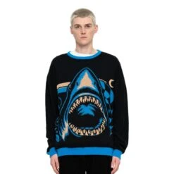 Santa Cruz Santa Cruz Shark Trip Knit Crew Sweater