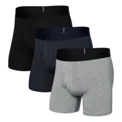 Saxx Saxx Underwear Droptemp Cool Cotton 3 Pack Men's Boxer Shorts