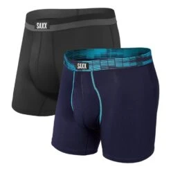 Saxx Saxx Underwear Sports Mesh 2 Pack Men's Boxer Shorts